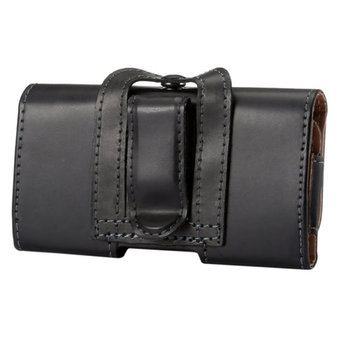Crazy Horse Texture Vertical Flip Leather Case / Waist Bag with Back Splint for Galaxy S4 / i9500