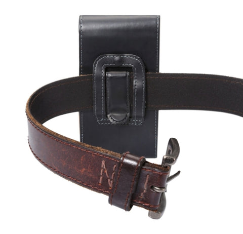 6.3 Inch Crazy Horse Texture Vertical Flip Leather Case / Waist Bag with Back Splint for Galaxy Mega 6.3 & Mega 2 / G750F