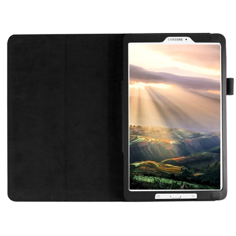 Litchi Texture Horizontal Flip Solid Color Leather Case with Holder for Galaxy Tab E 9.6 / T560 / T561
