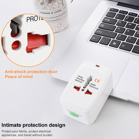 All in 1 (EU + AU + UK + US Plug) World Universal Travel Adaptor, Travel Adaptor