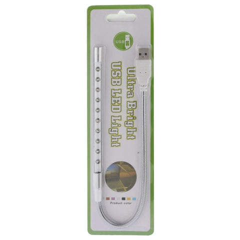 10-LED Portable Ultra Bright USB LED Light
