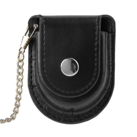 Retro Pocket Watch Holster / Leather Pouch / Belt Bag with Chain, Retro Pocket