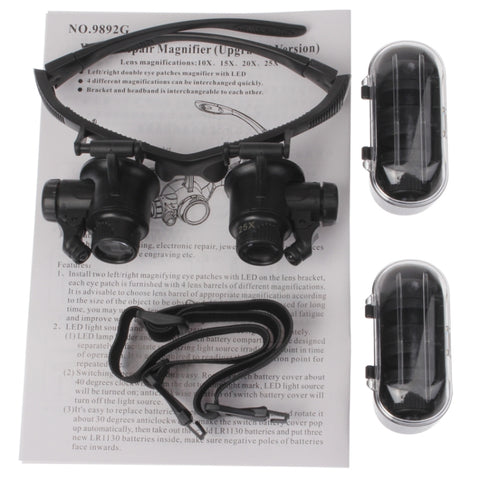 Upgraded Version Watch Repair Magnifier with Four Different Magnifications, 9892