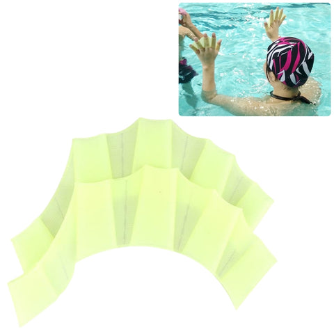 Finger Flexible Silicone Swimming Gloves (Large Size), Size : S  Green, Size : M  Green, Size : L  Green