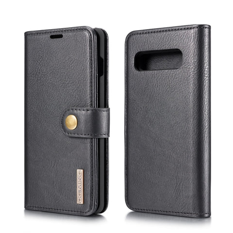 DG.MING Crazy Horse Texture Flip Detachable Magnetic Leather Case for Samsung Galaxy S10 Plus, with Holder & Card Slots & Wallet, For Samsung Galaxy S10 Plus, Galaxy S10 Plus