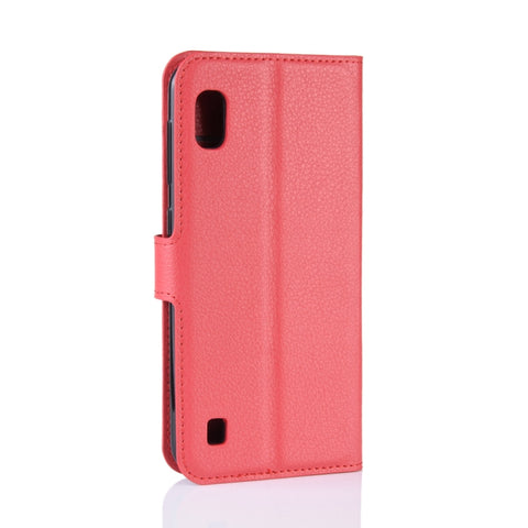 Litchi Texture Horizontal Flip Leather Case for Galaxy A10, with Wallet & Holder & Card Slots, For Galaxy A10 (1), For Galaxy A10  (1), For Galaxy A10