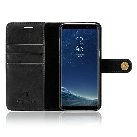 DG.MING for Galaxy S8+ / G955 Crazy Horse Texture Horizontal Flip Detachable Magnetic Protective Case with Holder & Card Slots & Wallet, Galaxy S8+