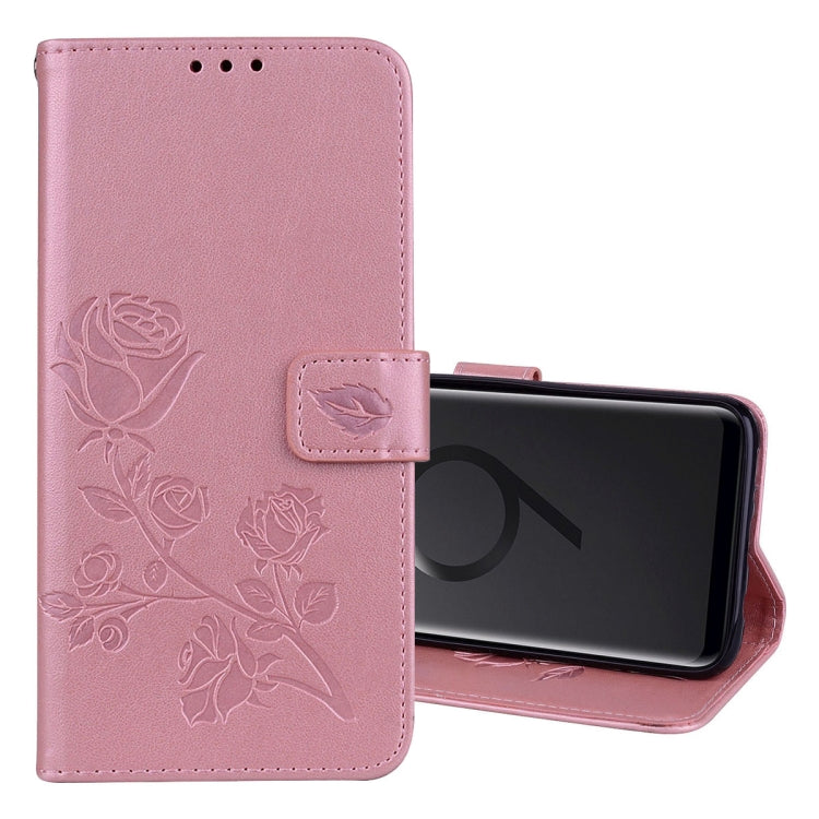 Rose Embossed Horizontal Flip Environmental PU Leather Case with Holder & Card Slots & Wallet for Galaxy S9+, For Galaxy S9+, For Samsung Galaxy S9+