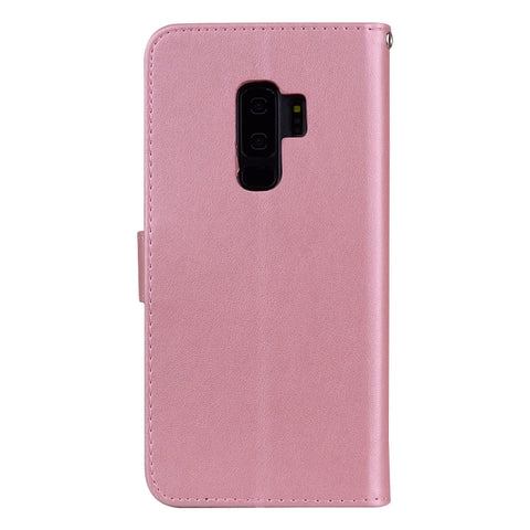 Rose Embossed Horizontal Flip Environmental PU Leather Case with Holder & Card Slots & Wallet for Galaxy S9+, For Galaxy S9+, For Samsung Galaxy S9+