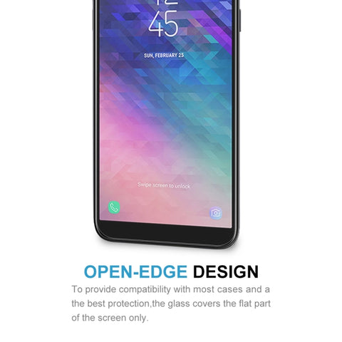 50 PCS 0.26mm 9H 2.5D Tempered Glass Film for Galaxy A6+ (2018), For Galaxy A6+ (2018)