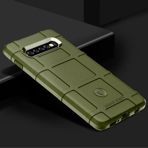Shockproof Protector Cover Full Coverage Silicone Case for Galaxy S10+, For Galaxy S10+