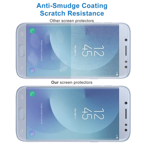 For Galaxy J5 (2017) (EU Version) 0.26mm 9H Surface Hardness 2.5D Explosion-proof Non-full Screen Tempered Glass Screen Film, For Galaxy J5 (2017) (EU Version)