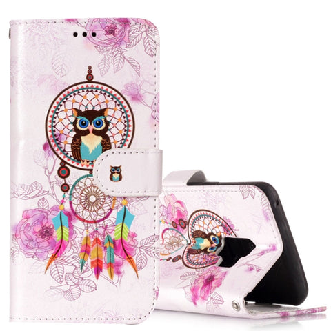 For Galaxy S9 Gloss Oil Embossed Wolf Pattern Horizontal Flip Leather Case with Holder & Card Slots & Wallet, For Galaxy S9