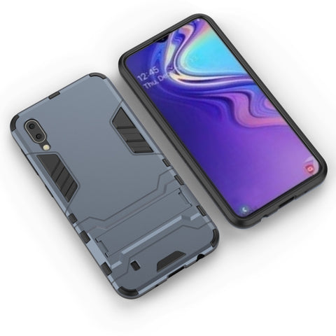 Shockproof PC + TPU Case for Galaxy M10, with Holder, Galaxy M10, For Samsung Galaxy M10