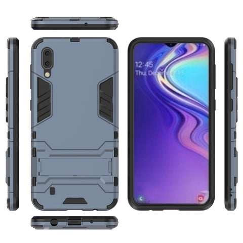 Shockproof PC + TPU Case for Galaxy M10, with Holder, Galaxy M10, For Samsung Galaxy M10