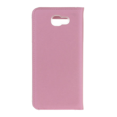 For Galaxy J5 (2017) (US Version) Litchi Texture Horizontal Flip Leather Case with Call Display ID