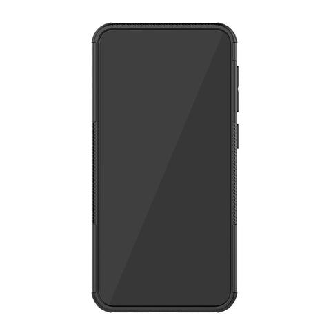 Shockproof  PC + TPU Tire Pattern Case for Galaxy M10, with Holder
