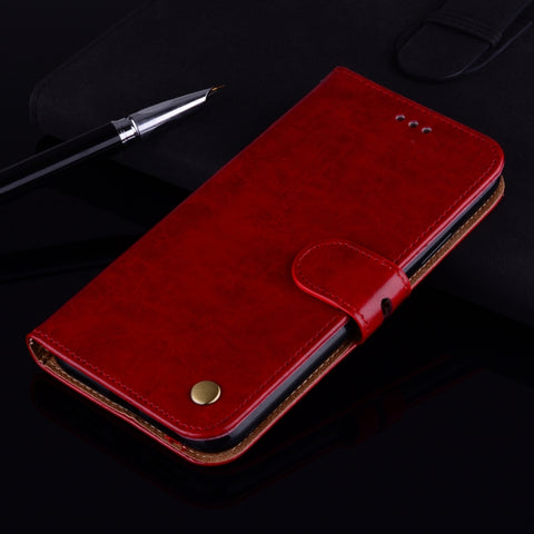 For Galaxy S8 Business Style Oil Wax Texture Horizontal Flip Leather Case with Holder & Card Slots & Wallet, For Galaxy S8