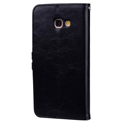 For Samsung Galaxy A5 (2017) Business Style Oil Wax Texture Horizontal Flip Leather Case with Holder & Card Slots & Wallet, For Galaxy A5 (2017)