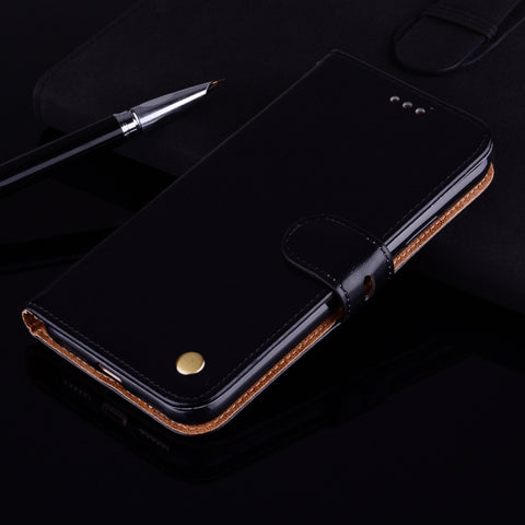 For Samsung Galaxy A5 (2017) Business Style Oil Wax Texture Horizontal Flip Leather Case with Holder & Card Slots & Wallet, For Galaxy A5 (2017)