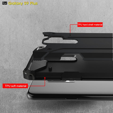 For Galaxy S9+ TPU + PC 360 Degree Protection Shockproof Protective Back Case, For Samsung Galaxy S9+, For Galaxy S9+