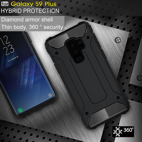 For Galaxy S9+ TPU + PC 360 Degree Protection Shockproof Protective Back Case, For Samsung Galaxy S9+, For Galaxy S9+