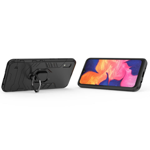 PC + TPU Shockproof Protective Case for Galaxy A10, with Magnetic Ring Holder, For Galaxy A10