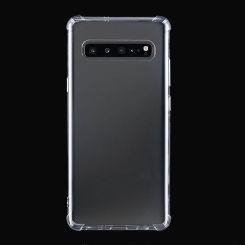 For Galaxy S10 5G Four-Corner Shockproof Ultra-Thin Transparent TPU Case, For Galaxy S10 5G