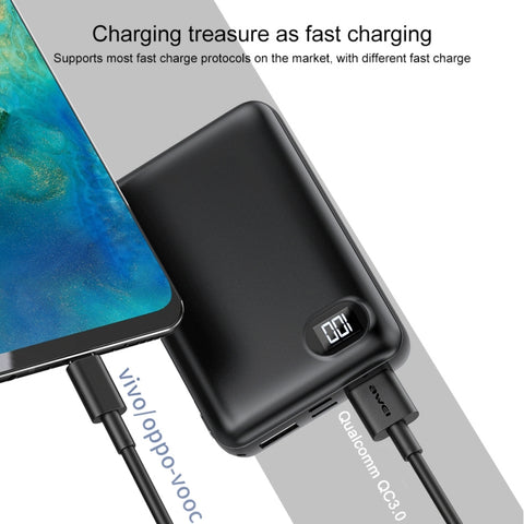 awei CL-77M 5A USB to Micro USB Interface Smart Fast Charge TPE Data Cable, Cable Length: 1m, Micro USB