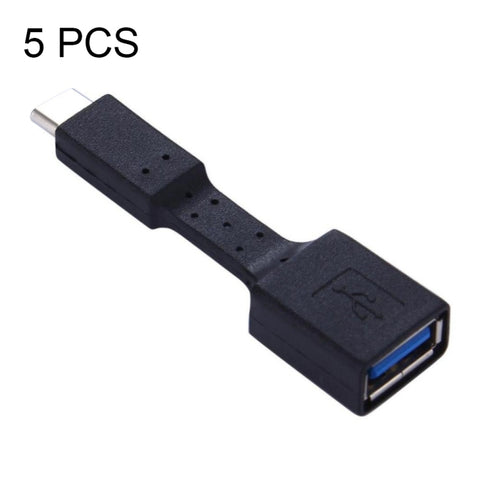 5 PCS USB-C / Type-C Male to USB 3.0 Female OTG Adapter, USB-C / Type-C to USB 3.0