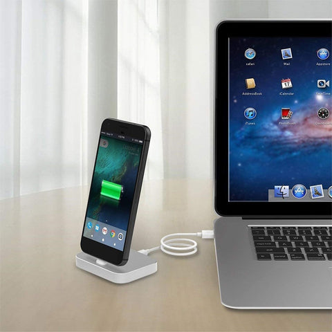 USB-C / Type-C Aluminum Alloy Desktop Station Dock Charger, 1