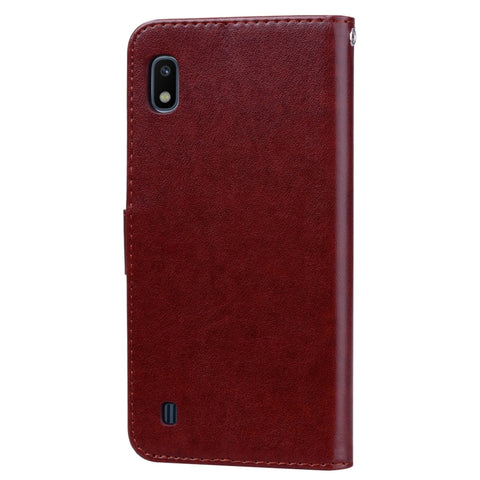 Rose Embossed Horizontal Flip PU Leather Case for Galaxy A10, with Holder & Card Slots & Wallet, For Samsung Galaxy A10
