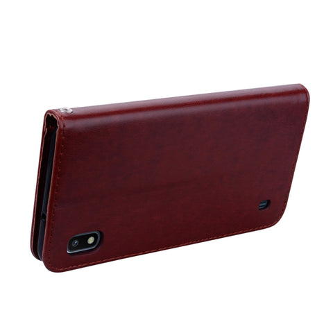 Rose Embossed Horizontal Flip PU Leather Case for Galaxy A10, with Holder & Card Slots & Wallet, For Samsung Galaxy A10