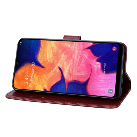 Rose Embossed Horizontal Flip PU Leather Case for Galaxy A10, with Holder & Card Slots & Wallet, For Samsung Galaxy A10