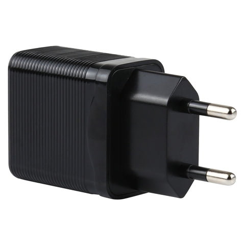LZ-728 2 in 1 18W QC 3.0 USB Interface Travel Charger + USB to USB-C / Type-C Data Cable Set, EU Plug, Cable Length: 1m, with USB-C / Type-C Cable