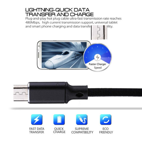 For  Samsung, Huawei, Xiaomi, HTC, LG, Sony, Lenovo and other Smartphones, Micro USB Black, Micro USB Pink, Micro USB Grey, Micro USB Blue, Micro USB Red, Micro USB White