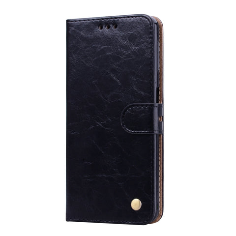 Business Style Oil Wax Texture Horizontal Flip Leather Case for Galaxy A7 (2018), with Holder & Card Slots & Wallet, For Galaxy A7