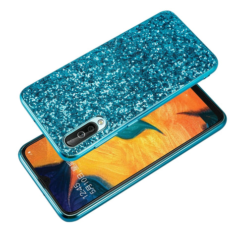 Glittery Powder Shockproof TPU Case for Galaxy A70, For Galaxy A70