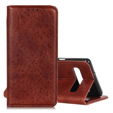 Magnetic Retro Crazy Horse Texture Horizontal Flip Leather Case for Galaxy S10 5G, with Holder & Card Slots & Photo Frame, For Galaxy S10 5G