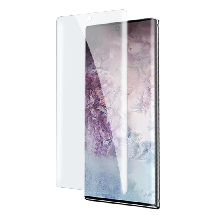 UV Liquid Curved Full Glue Tempered Glass for Galaxy Note10 Pro,Support Fingerprint Unlock, For Samsung Galaxy Note10 Pro