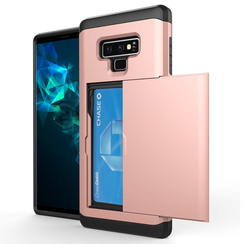 Shockproof Rugged Armor Protective Case for Galaxy Note 9, with Card Slot, For Galaxy Note 9, For Galaxy Note 9 (with Card Slot), Galaxy Note 9