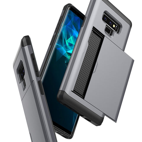 Shockproof Rugged Armor Protective Case for Galaxy Note 9, with Card Slot, For Galaxy Note 9, For Galaxy Note 9 (with Card Slot), Galaxy Note 9