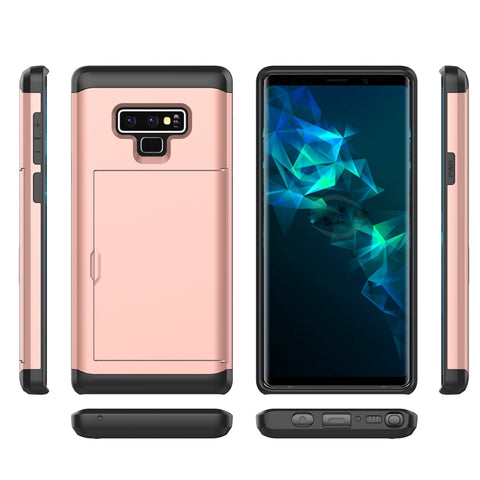 Shockproof Rugged Armor Protective Case for Galaxy Note 9, with Card Slot, For Galaxy Note 9, For Galaxy Note 9 (with Card Slot), Galaxy Note 9