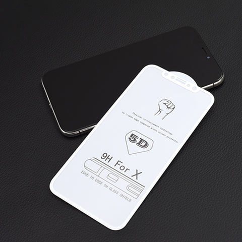 9H 5D Full Glue Full Screen Tempered Glass Film for Galaxy A40, For  Galaxy A40
