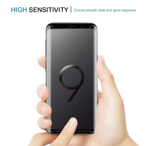 25 PCS For Galaxy S9 Plus Case Friendly Screen Curved Tempered Glass Film, For Galaxy S9 Plus