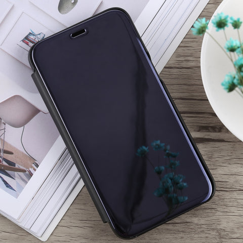 Electroplating Mirror Horizontal Flip Case for Galaxy J2 Core, with Holder, Galaxy J2 Core