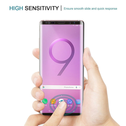 25 PCS 0.26mm 9H Surface Hardness 3D Curved Edge Full Screen Tempered Glass Film for Galaxy Note 9, For Galaxy Note 9
