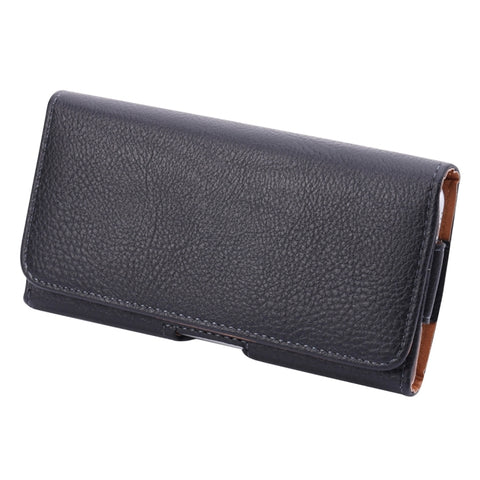 For Galaxy S7 Edge / G935 & S6 Edge / 925 Litchi Texture Vertical Flip Leather Case of Waist Bag with Back Splint