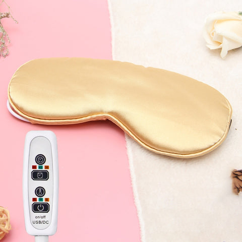 USB Charging Heating Silk Moxa Sleep Eye Mask