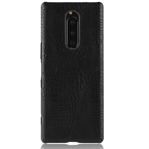 Shockproof Crocodile Texture PC + PU Case for Sony Xperia 1, For Sony Xperia 1, Sony Xperia 1